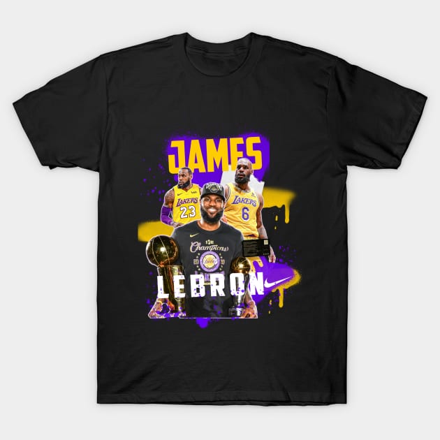 Lebron James T-Shirt by RockCandy